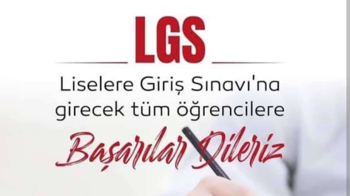 15.06.2025 pazar günü yapılacak olan Liselere Giriş Sınavında tüm öğrencilerimize başarılar dileriz. 